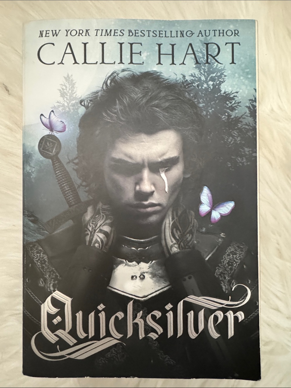 Quicksilver Book - Black and Teal Cover